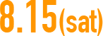 8.15(sat)