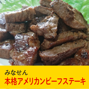 みなせん 本格アメリカンビーフステーキ