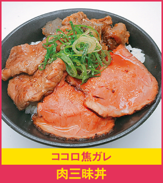 ココロ焦ガレ 肉三昧丼