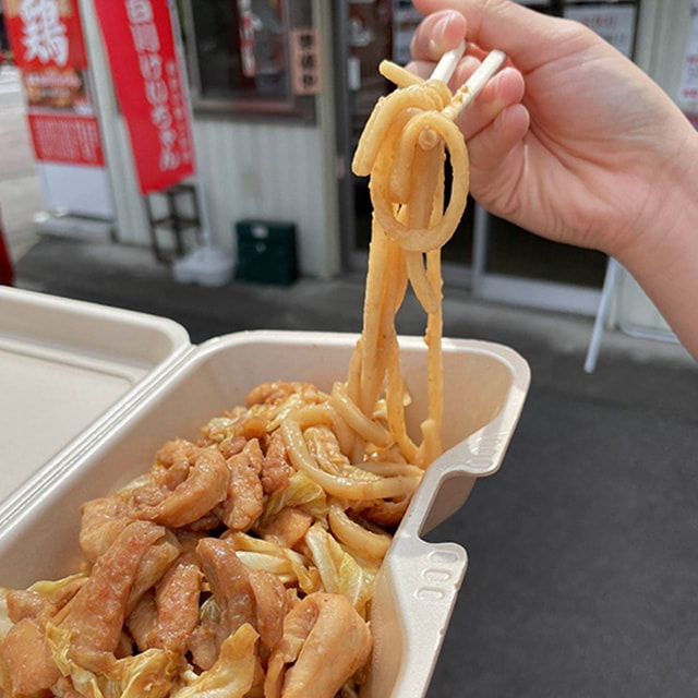 鶏ちゃん焼うどん